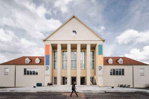 Außenaufnahme vom Festspielhaus in Hellerau